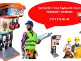 İstanbul Avrupa Yakası Şantiye Ciro Paylaşımlı Oyun Makineleri Kiralama