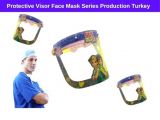Series Production protective visor face shield- Serienproduktion Schutzvisier Gesichtsschutz