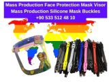 Mass Production Face Protection Mask Visor - Mass Production Silicone Mask Buckles