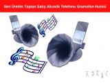 Seri Üretim Toptan Satış Akustik Telefonu Gramofon Hunisi