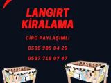 2 El Langırt Masası Satış Kiralama Tamir İstanbul